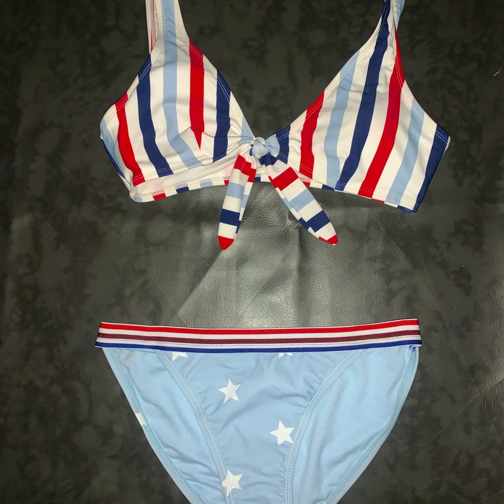New without Tags Red, White, & Blue Bikini